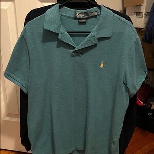 Polo by Ralph Lauren Men's Teal Polo Shirt